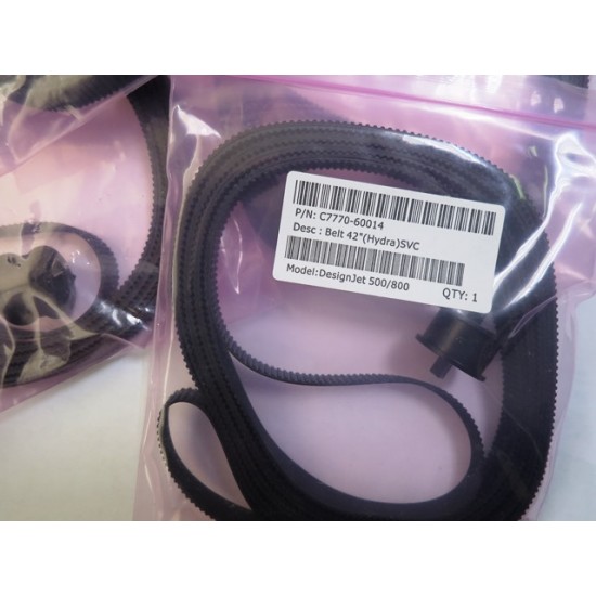 C7770-60014- Curea plotter HP  DesignJet 500/800 A0 42 INCH(Compatibila)(ORDER Q6659-60175 IS THE BELT WITHOUT PULLEY)