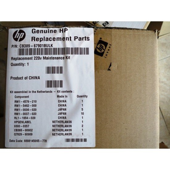 CB389A Maintenance Kit Original HP LaserJet P4014/P4015  220V 